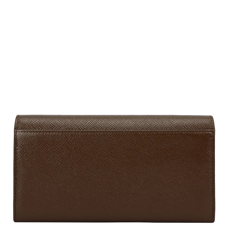 Da Milano Franzy Leather Ladies Wallet - Walnut